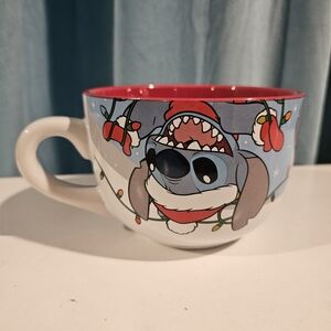 Stitch Christmas Soup Mug